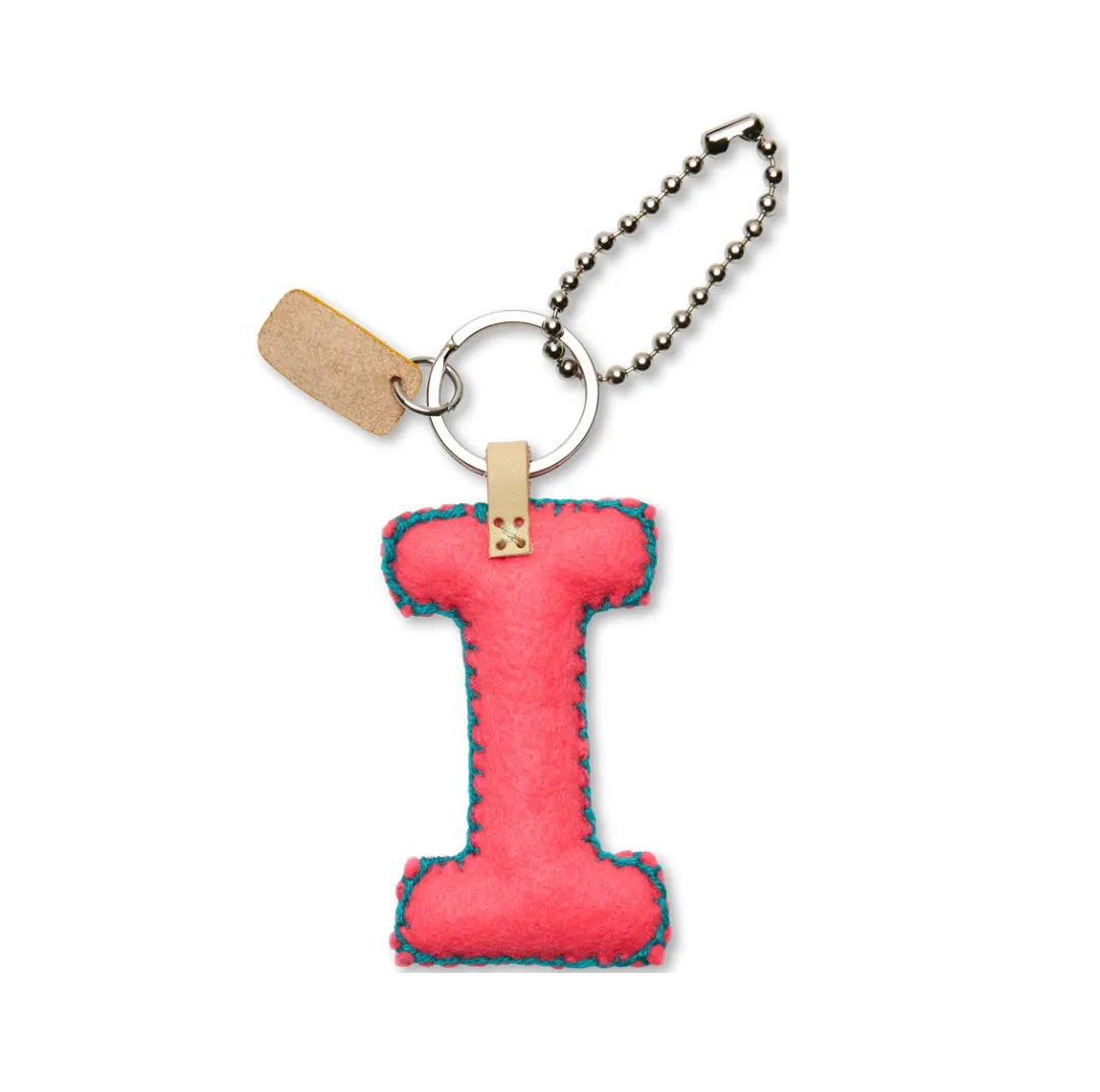 Consuela Pink Felt "I" Charm