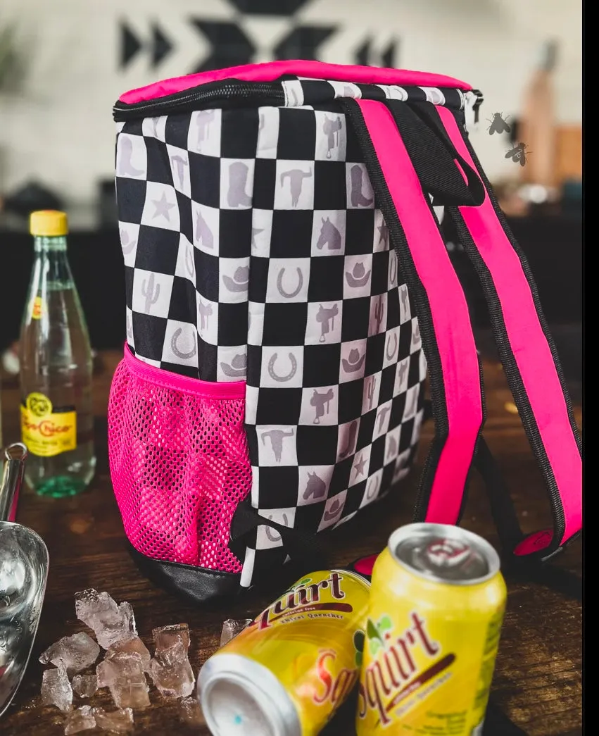 Cool It Cowboy  Pink Cooler Backpack