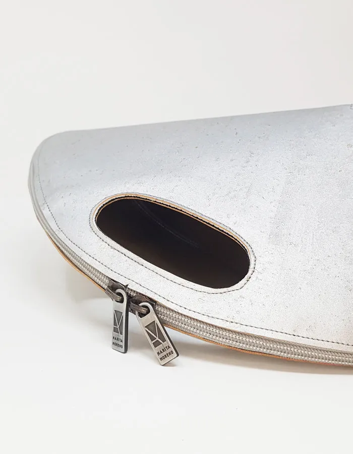 CORK SHELL Silver Bag