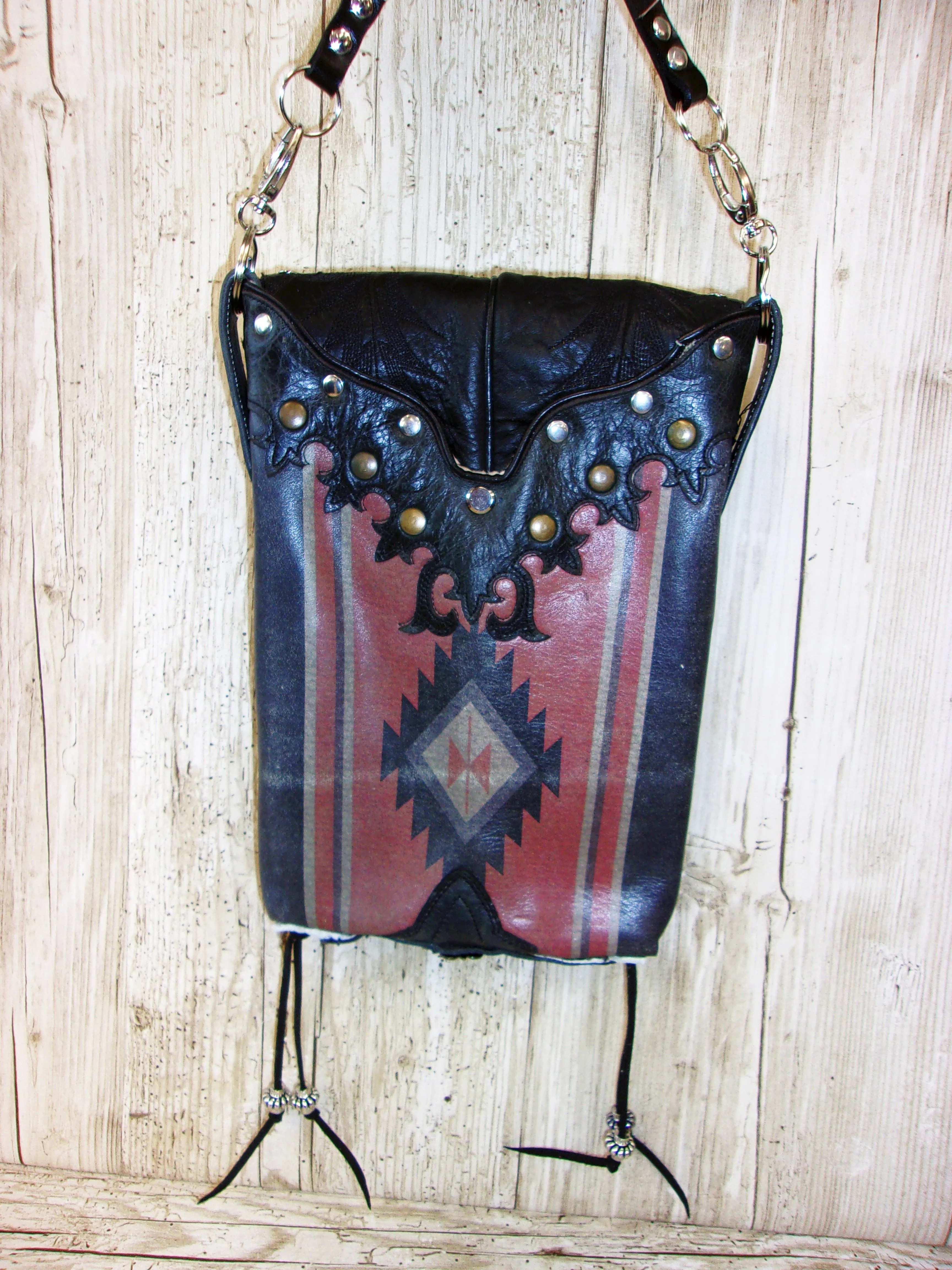 Cowboy Boot Crossbody Hipster Purse HP984