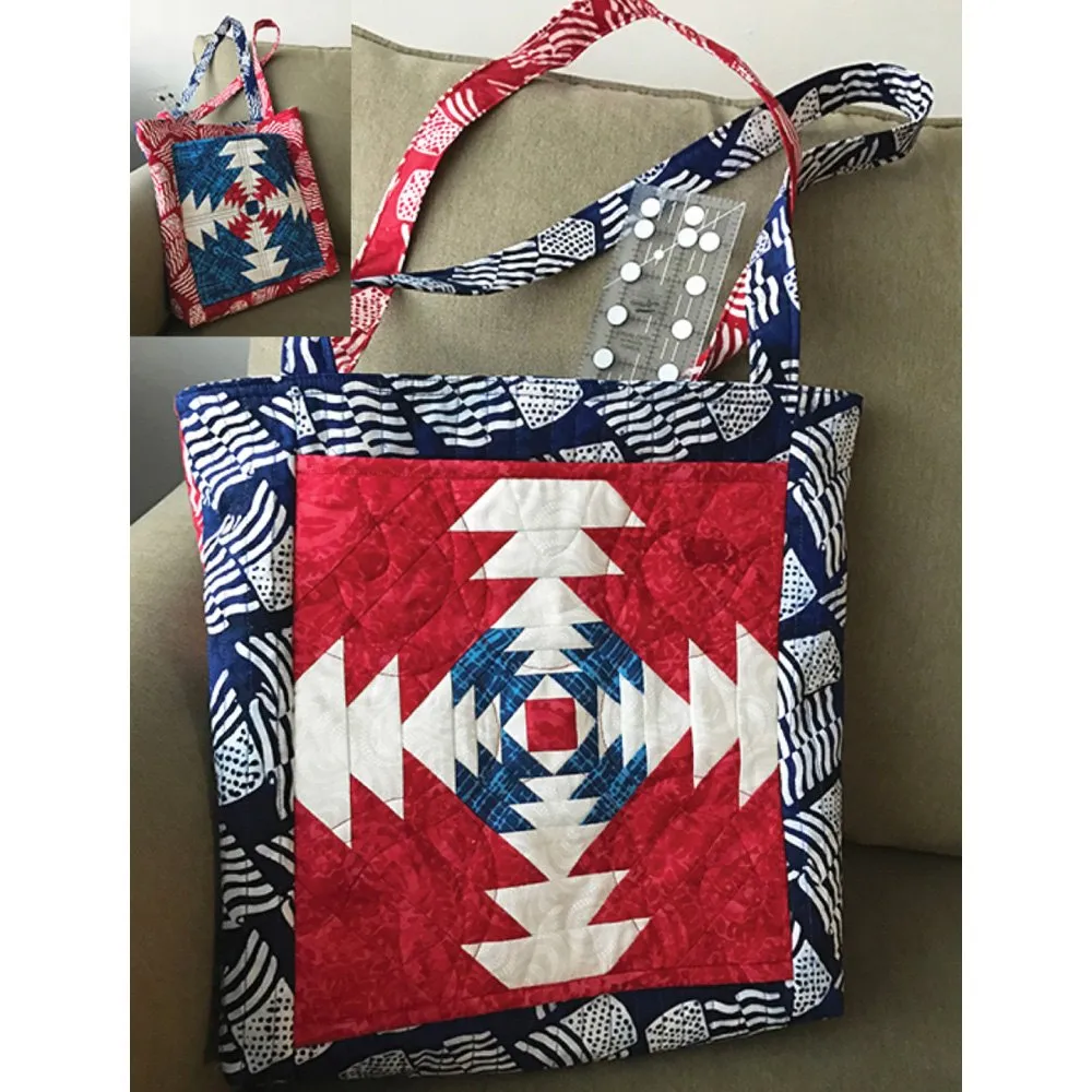 Cut Loose Press, Pineapple Popout Tote Pattern