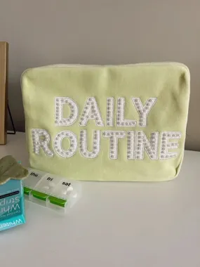 Daily Routine Terry Cloth Bag