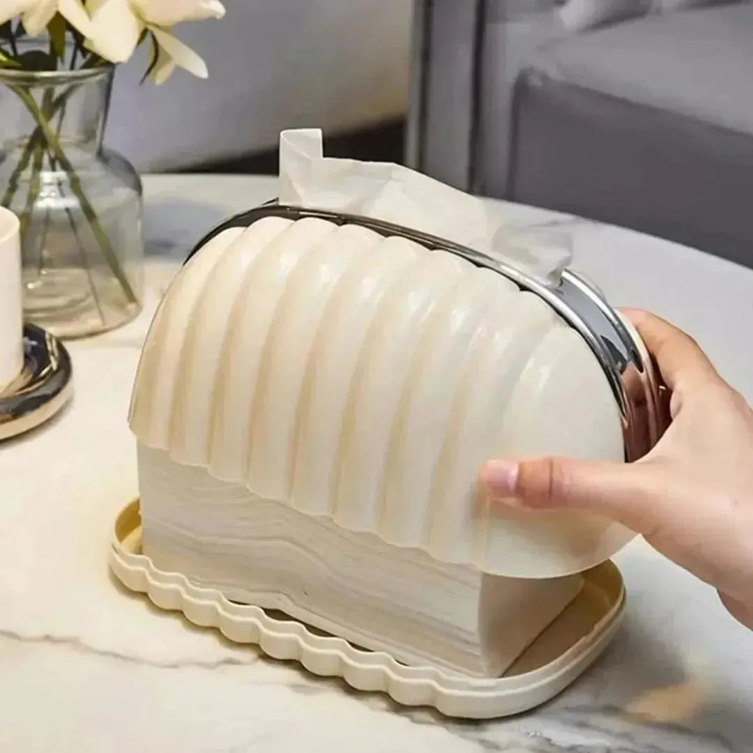 Decorative Shell Bag Tissue Holder