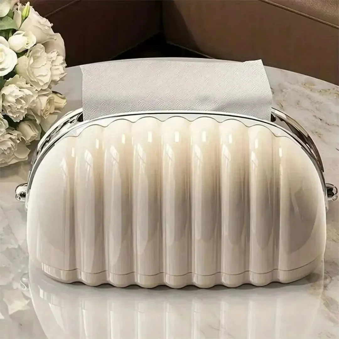 Decorative Shell Bag Tissue Holder