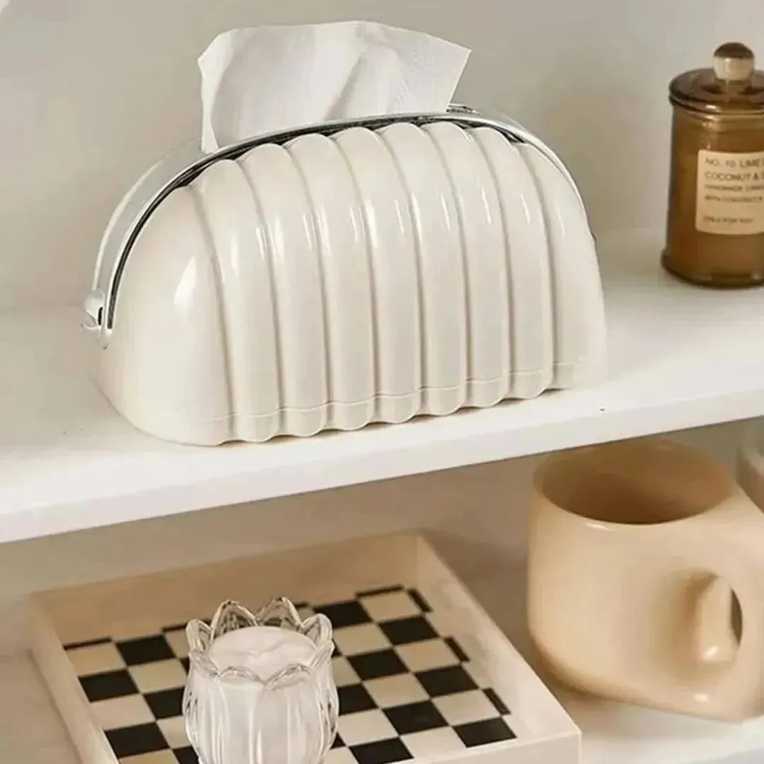 Decorative Shell Bag Tissue Holder