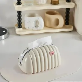 Decorative Shell Bag Tissue Holder