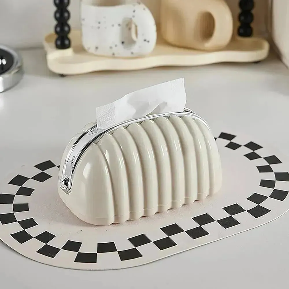 Decorative Shell Bag Tissue Holder