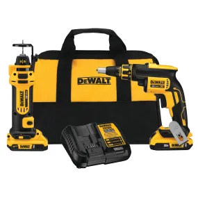 DeWalt DCK263D2 20V Max Li-Ion 2-Tool Compact Cordless Combo Kit