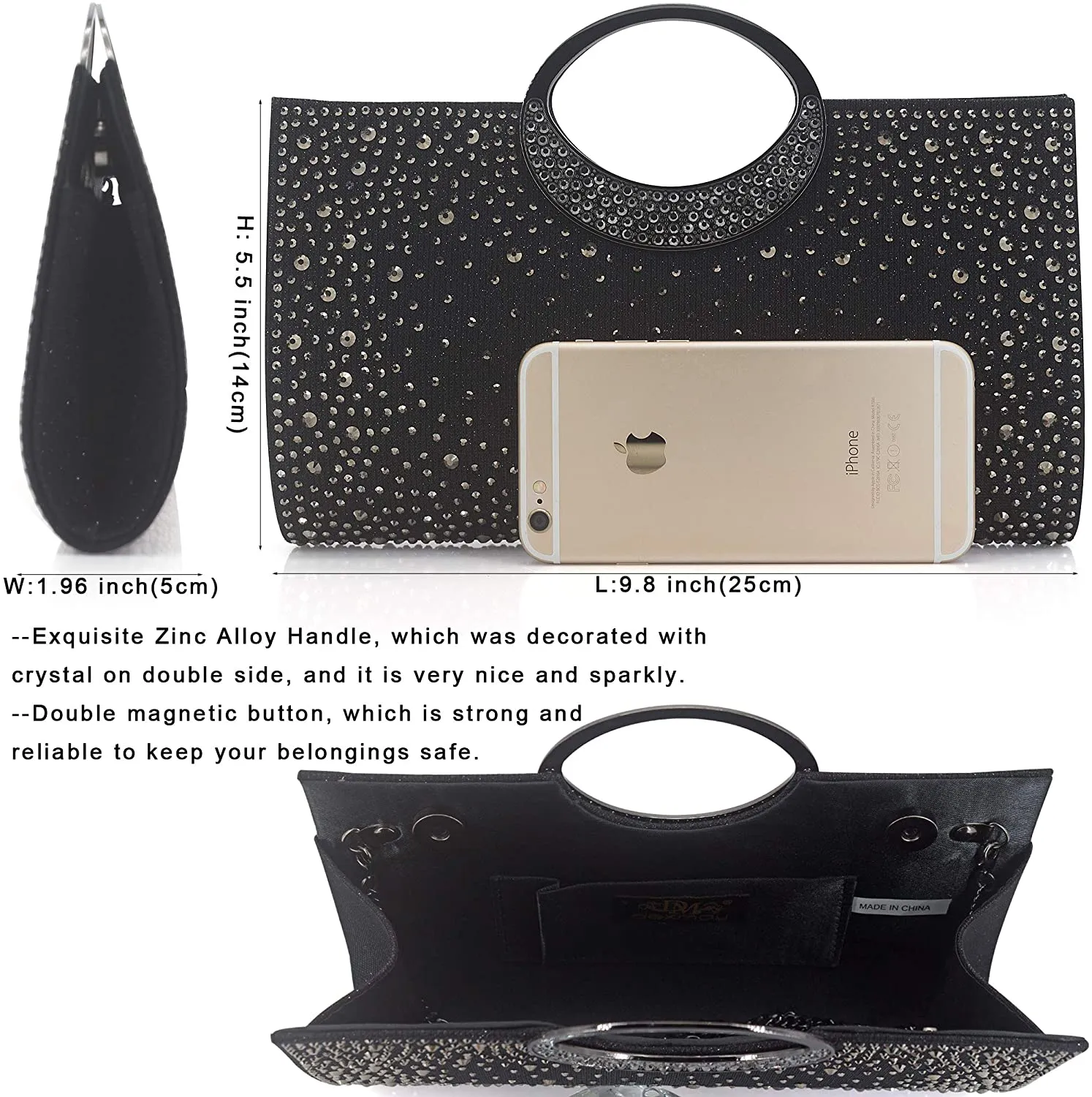 Dexmay Shiny Evening Bag