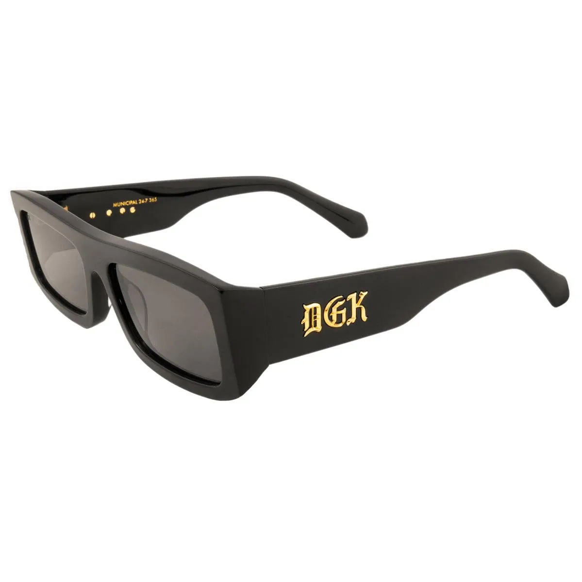 DGK Municipal Sunglasses - Black/Gold