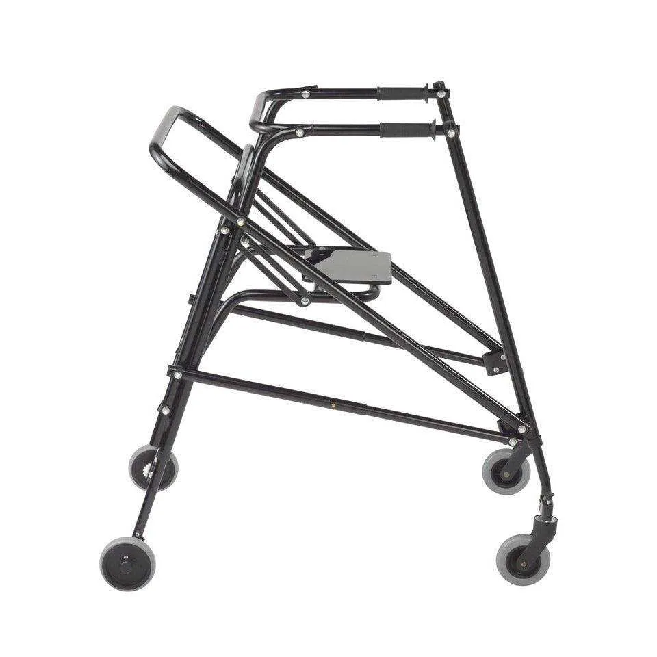 Drive Medical Nimbo 2G Lightweight Posterior Walker With Seat Black - XL