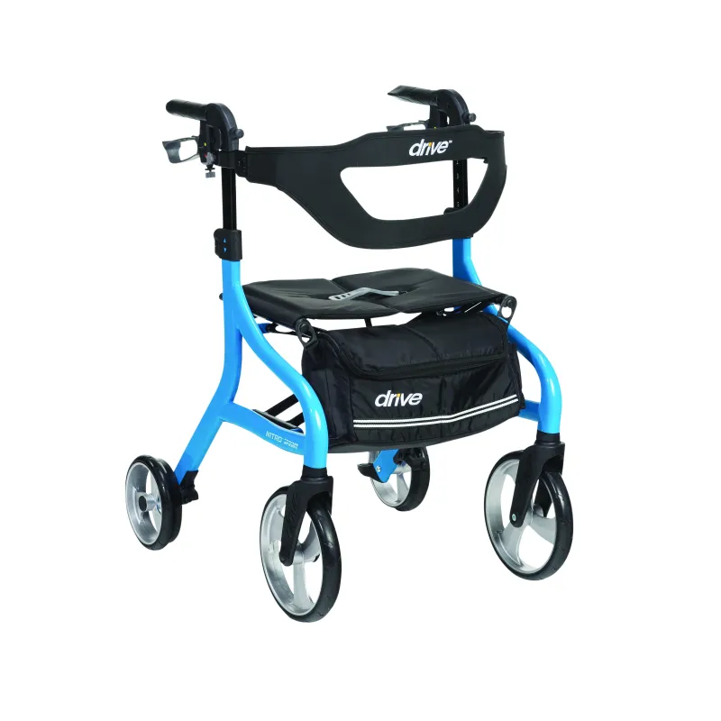 Drive Medical Nitro Sprint Rollator, Blue