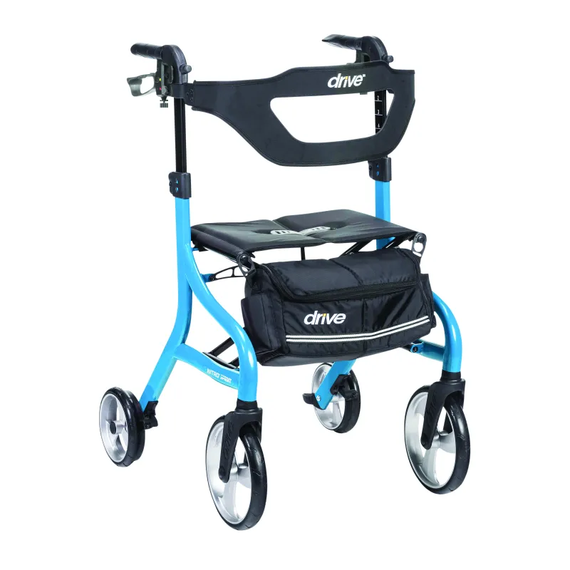 Drive Medical Nitro Sprint Rollator, Blue