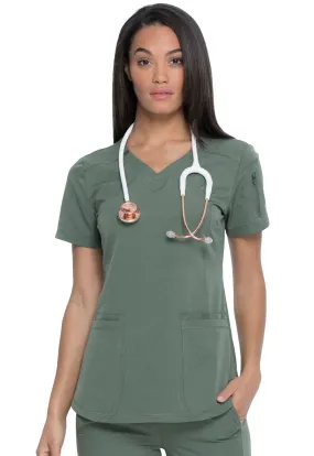 Dynamix Dickies  V-Neck Scrub Top DK730