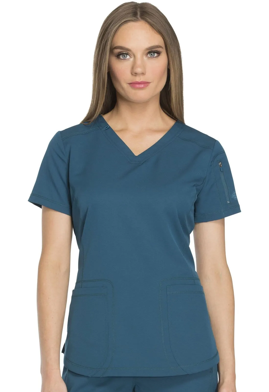 Dynamix Dickies  V-Neck Scrub Top DK730