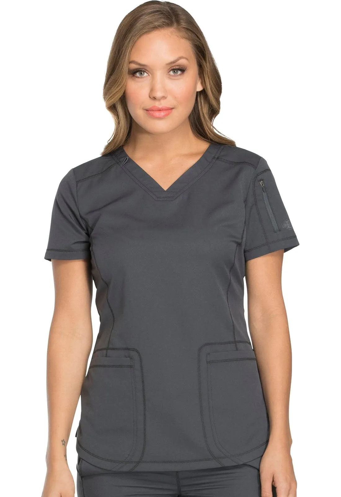 Dynamix Dickies  V-Neck Scrub Top DK730