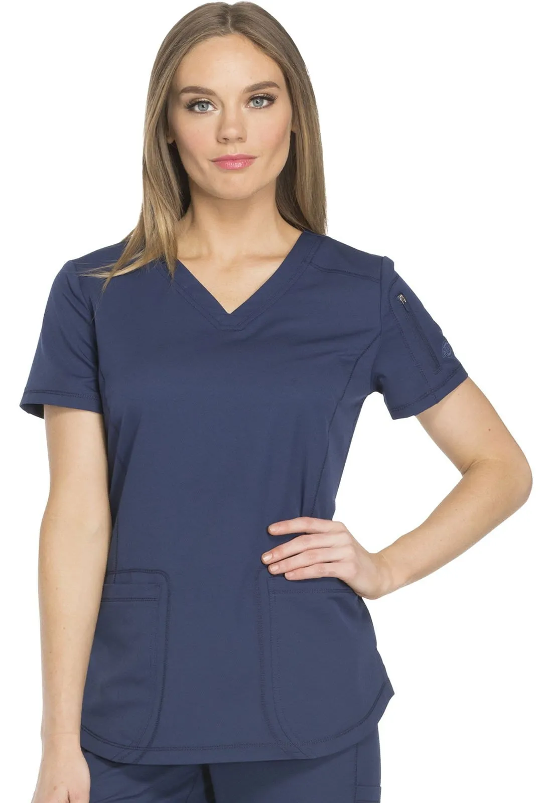 Dynamix Dickies  V-Neck Scrub Top DK730