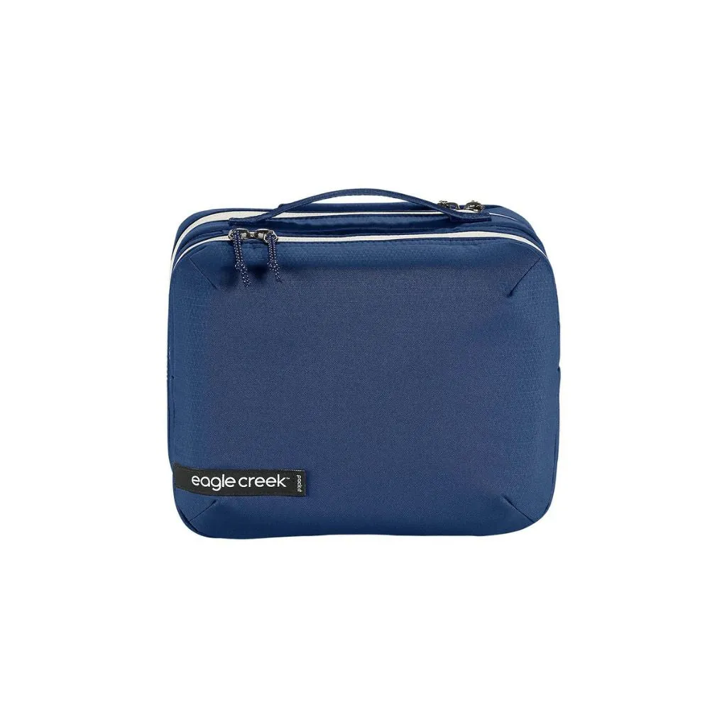 Eagle Creek PACK-IT™ REVEAL Tri Fold Toiletry Kit - Aizome Blue/Grey