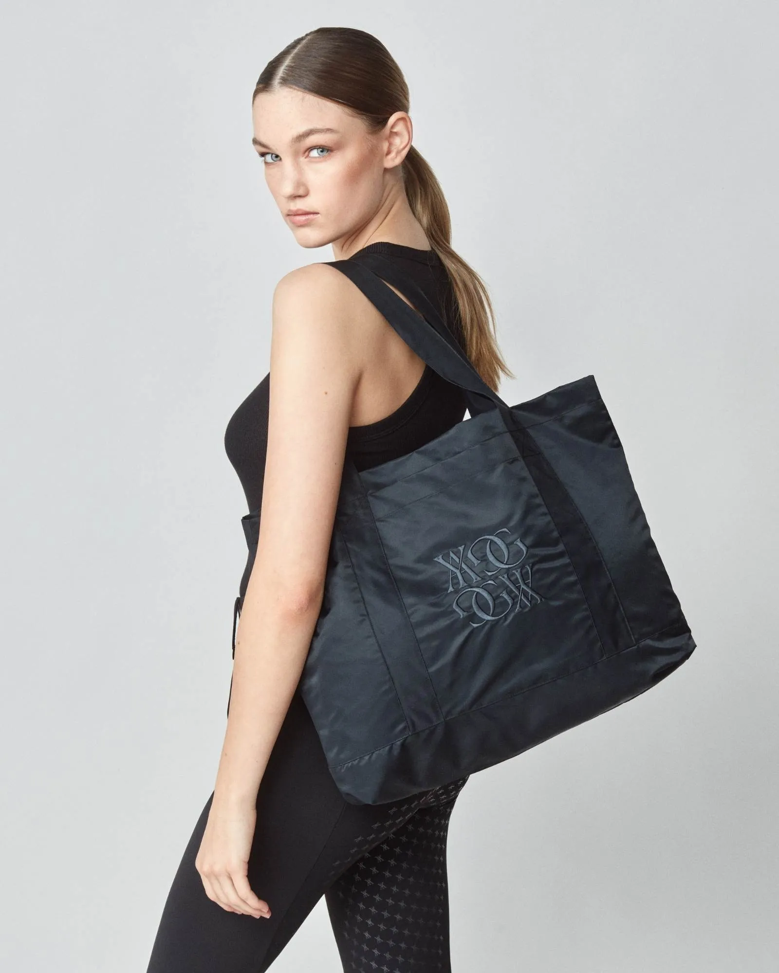 Embroidered Bag Black