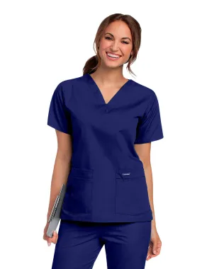 Essentials - Women's 4-Pocket V-Neck Scrub Top (1)