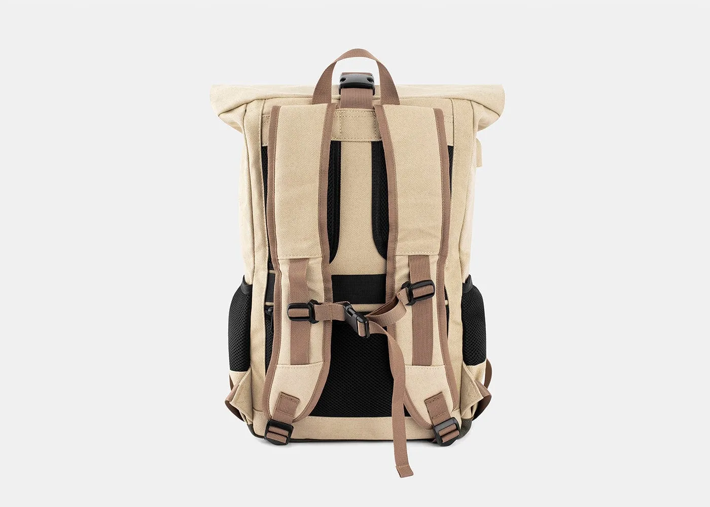 Everyday Vegan Hemp Backpack | Beige & Red