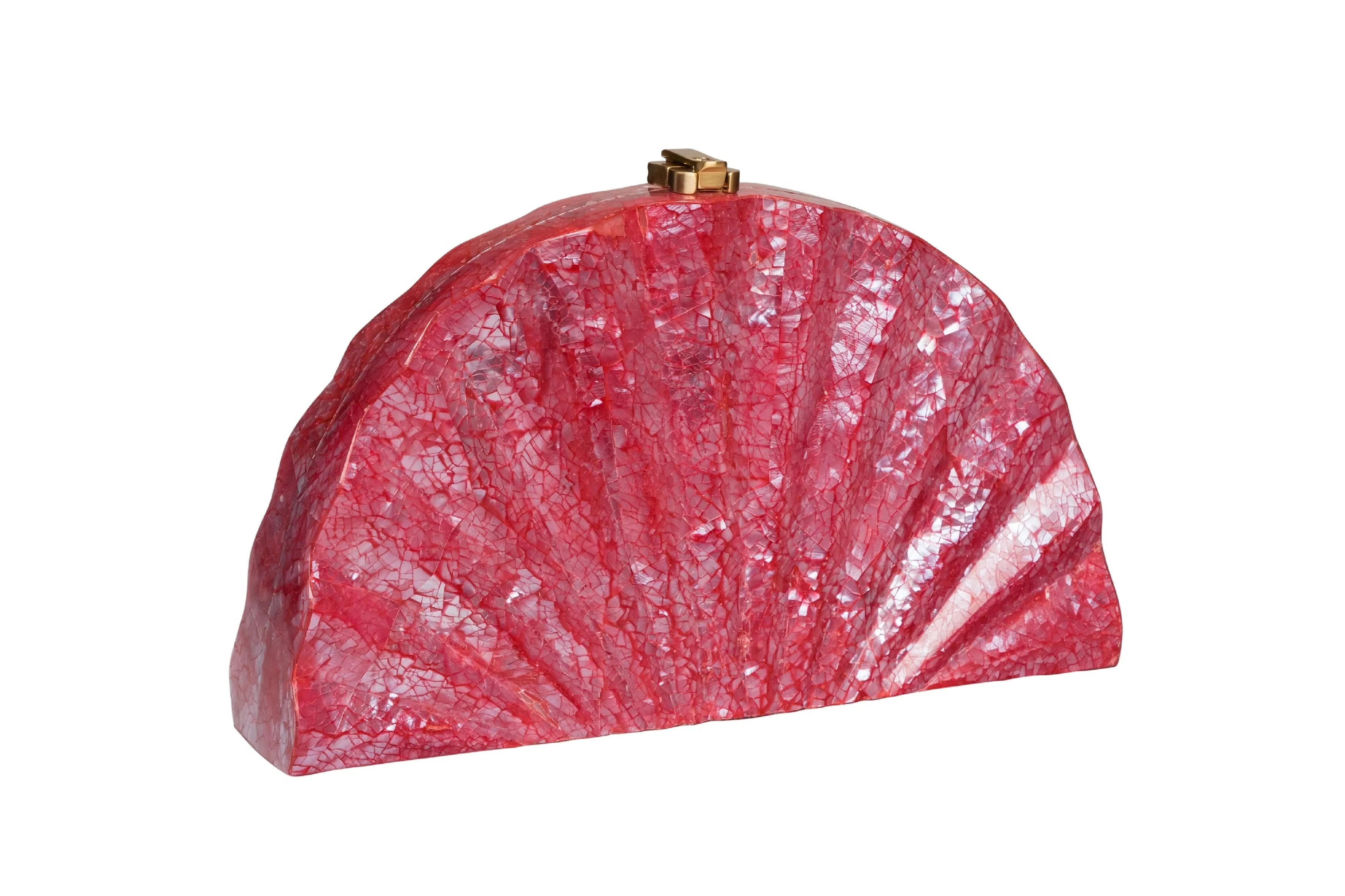 Fandango Clutch Crimson Red