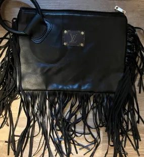 fashion Fringe Large wristlet pouch