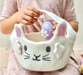 Felt Easter Egg Hunt Basket Bunny