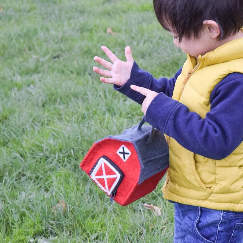 Finger Puppets - Farm Barn (Farmhouse) Bag