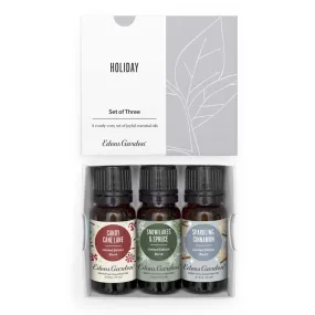 Free Holiday Essential Oil 3 Set