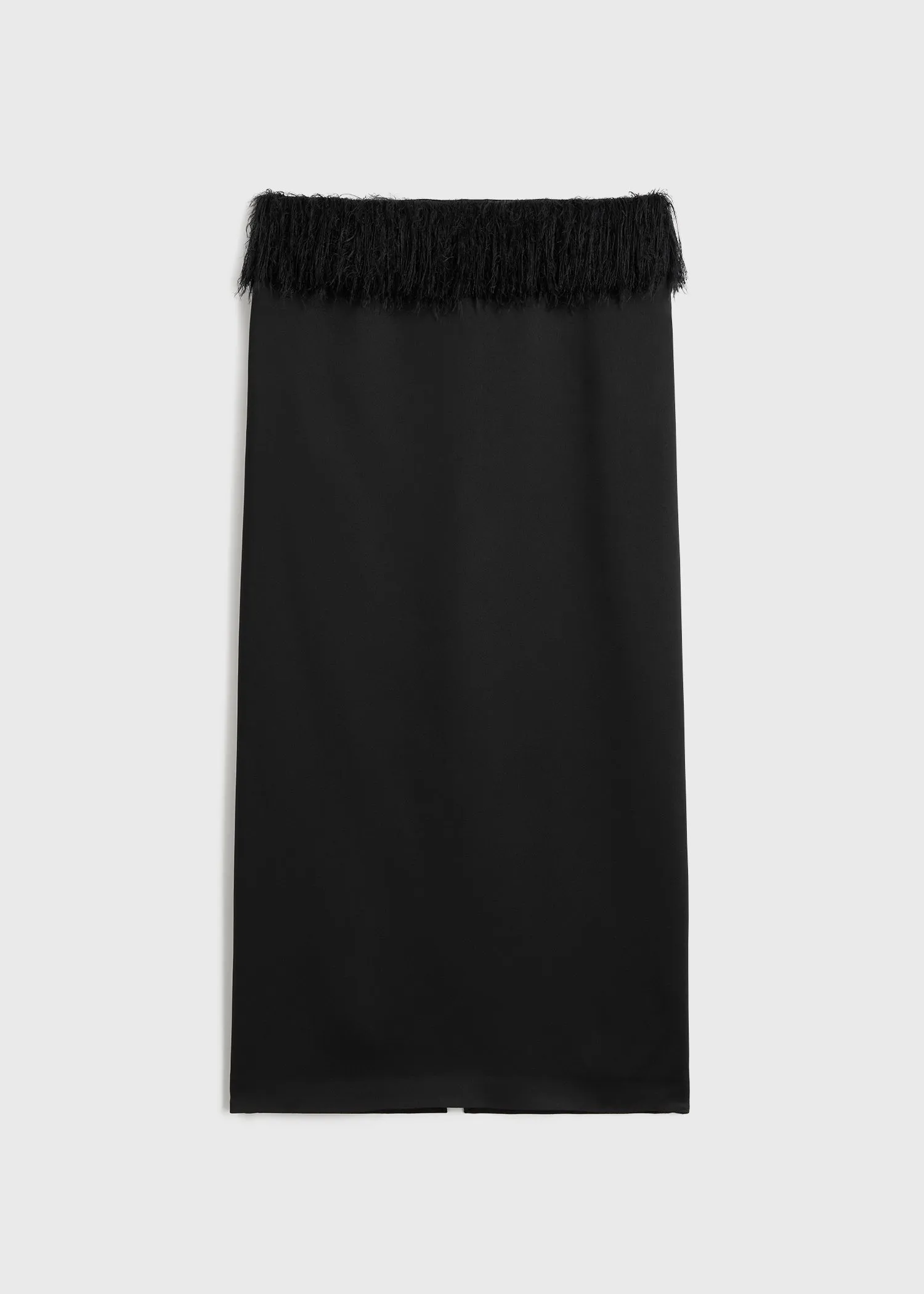 Fringe skirt black