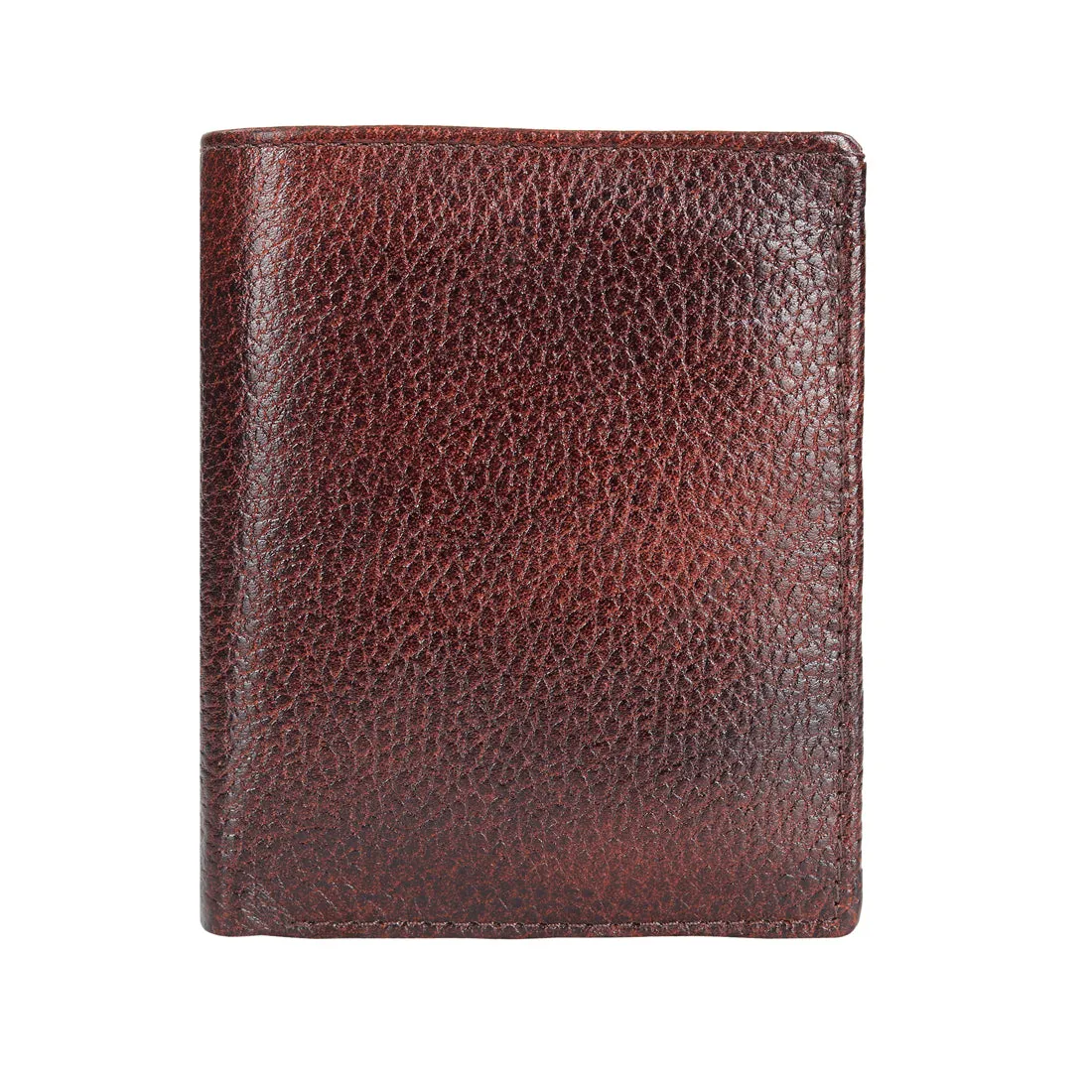 Genuine Gritty Leather Casual Wallet For Men