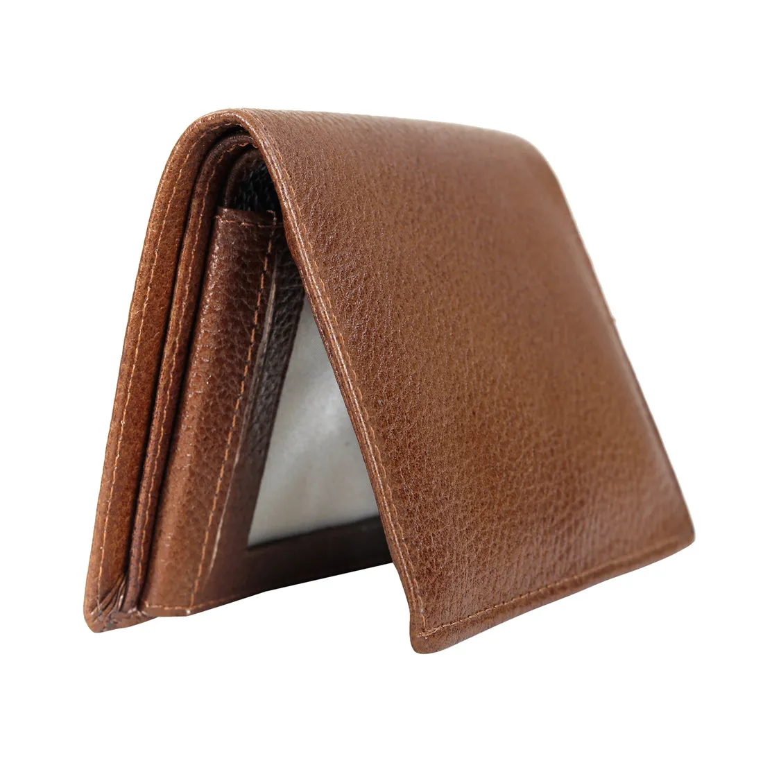 Genuine Gritty Leather Casual Wallet For Men