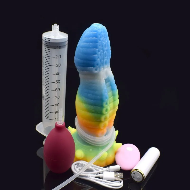 GIGANTEUS- Ejaculating Fantasy Octopus Vibrator with Luminous Function