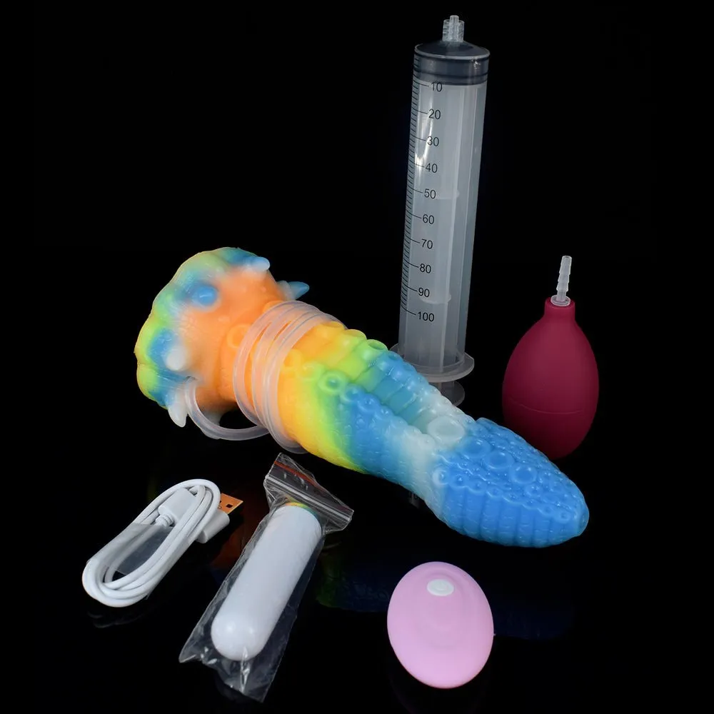 GIGANTEUS- Ejaculating Fantasy Octopus Vibrator with Luminous Function