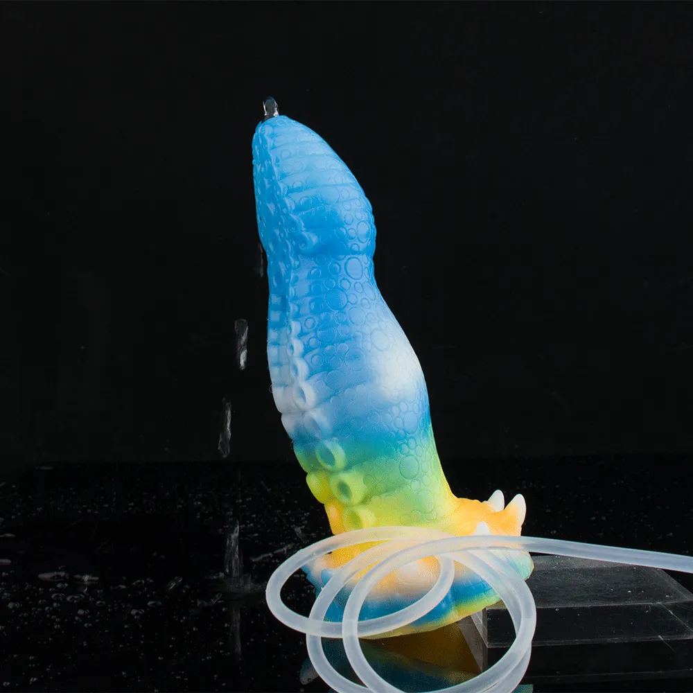 GIGANTEUS- Ejaculating Fantasy Octopus Vibrator with Luminous Function