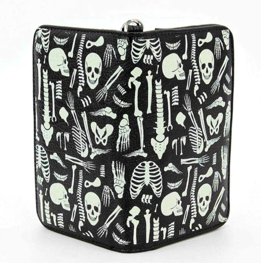 Glow in the Dark Skeleton Wallet