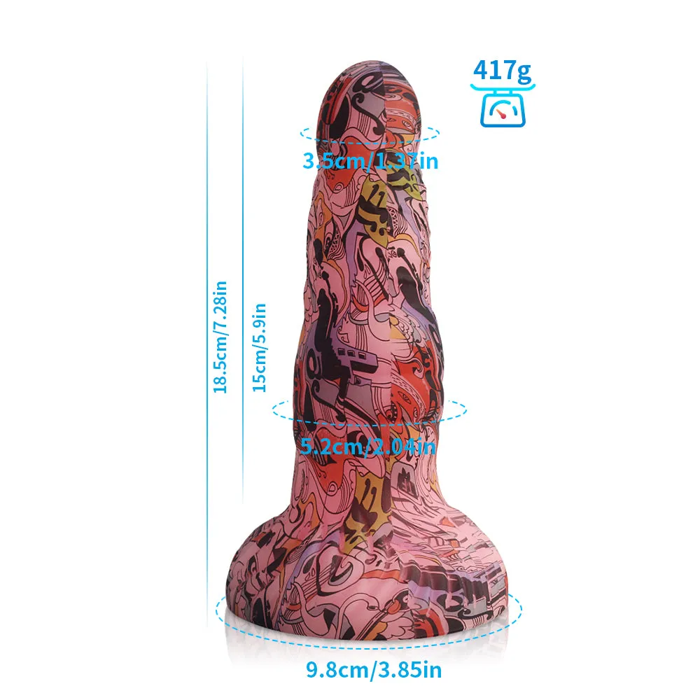 Golden Hammer Camo Anal Dildo Butt Plug - Luminous Silicone Sex Toy for Women Premium Gift