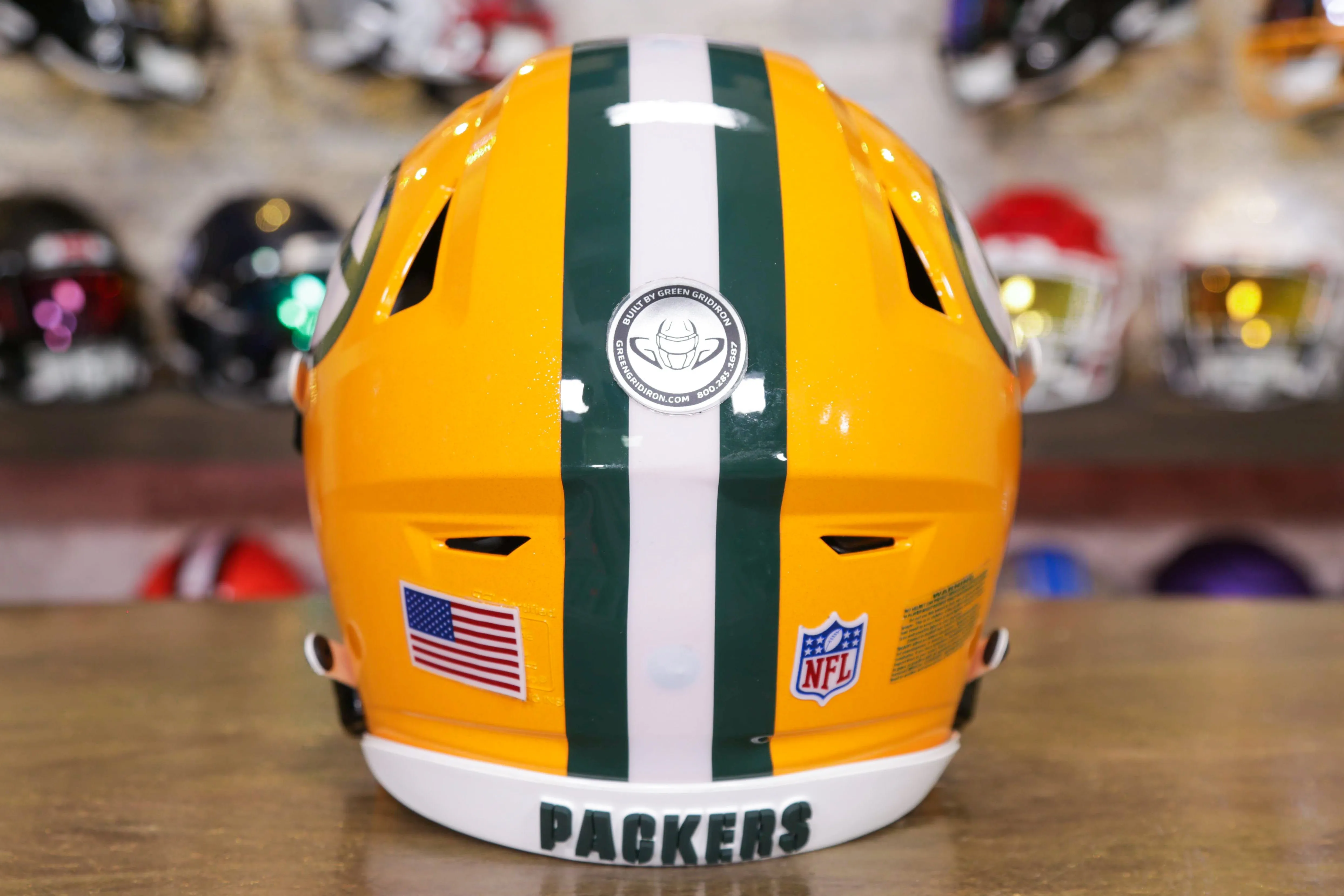 Green Bay Packers Riddell SpeedFlex Helmet - GG Edition 00358