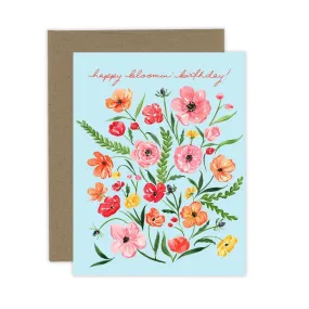 Greeting Card - Happy Bloomin' Birthday