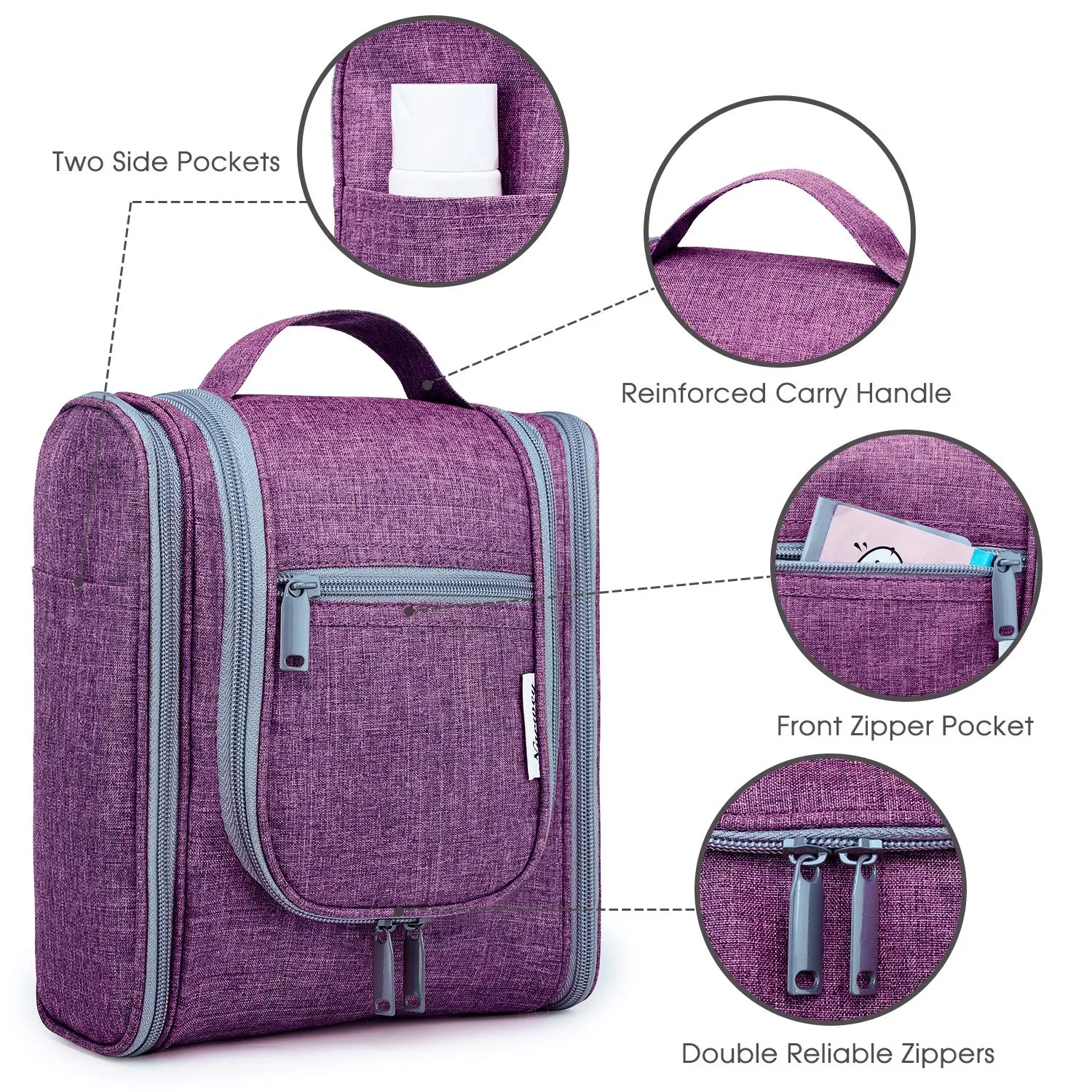 Hanging Travel Toiletry Cosmetic Bag for Women and Men (NW5026)