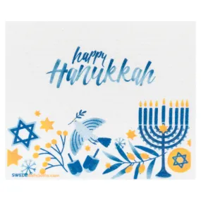 Hanukkah Dove: Single Cloth - SWEDEdischcloths