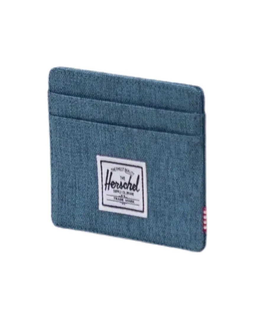 Herschel Charlie Cardholder - Copen Blue Crosshatch