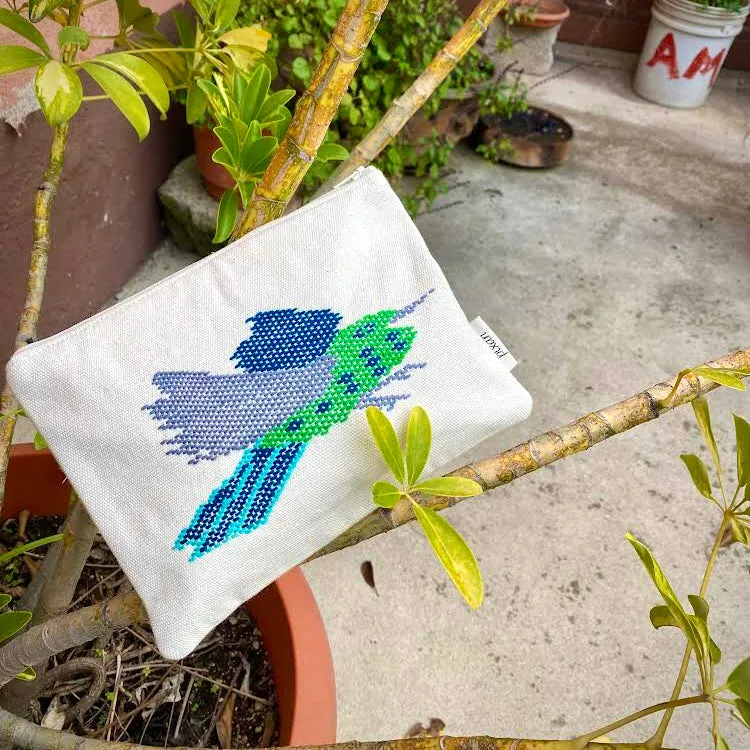 Hummingbird Cosmetic Bag