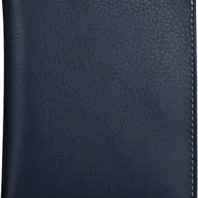 ili New York Euro Size Wallet Navy/Chambray Leather