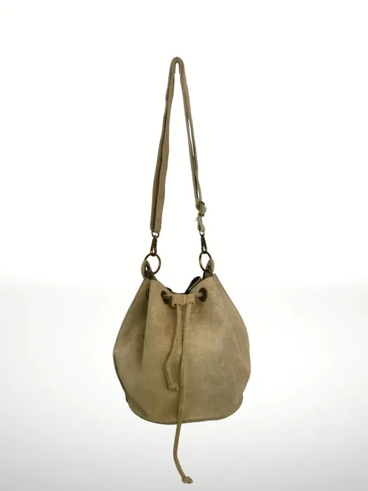 Italian Leather Bucket Bag