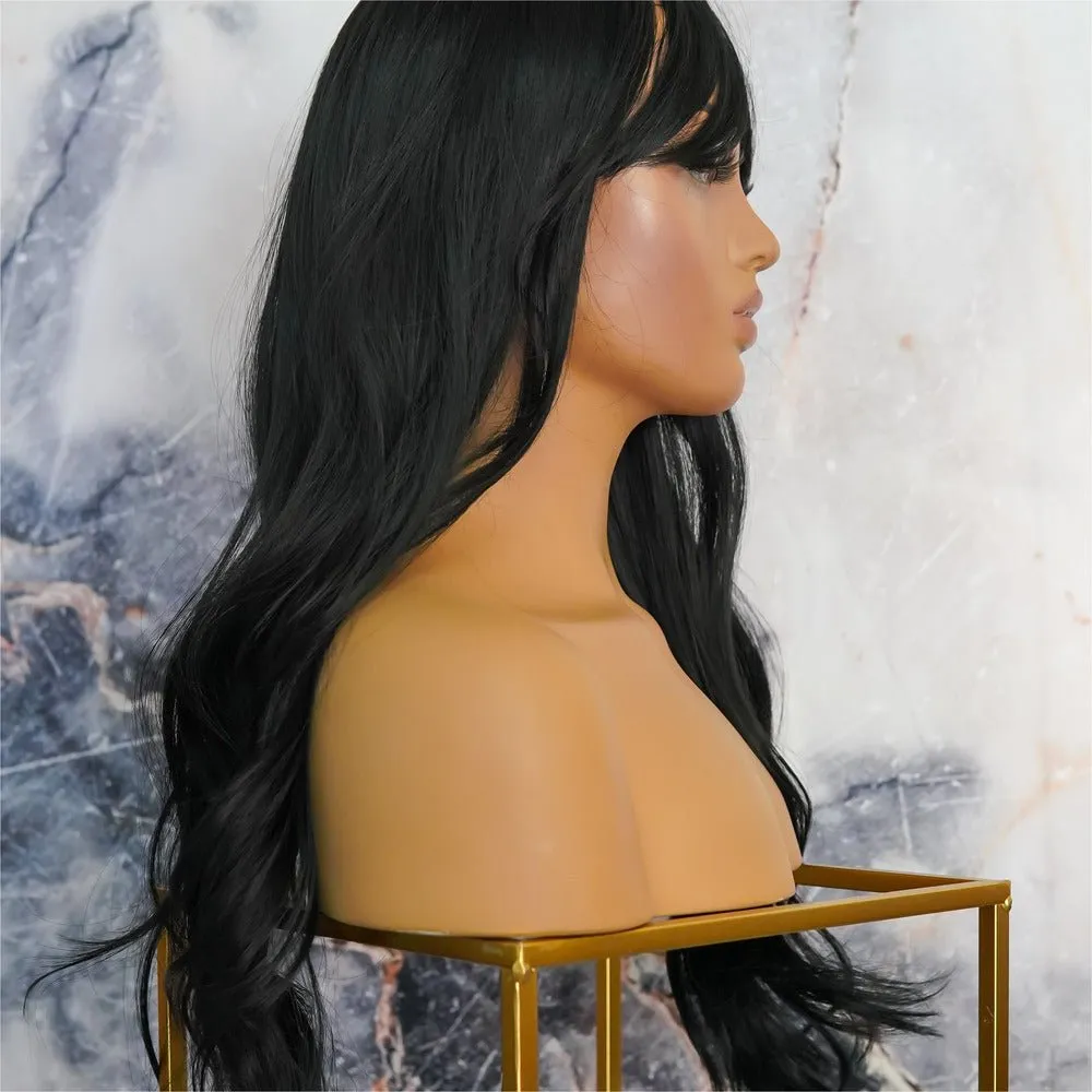 JAZMIN Black Fringe Wig