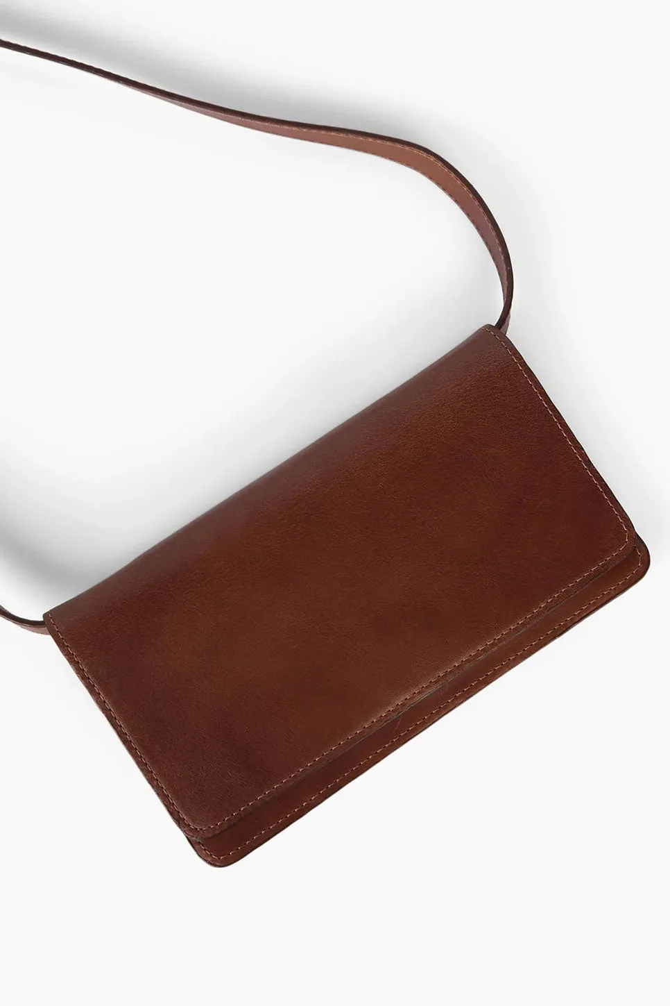 KARLA WALLET CROSSBODY - WHISKEY