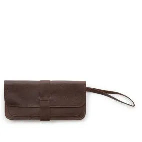 Keecie Wallet: Top Secret, Distressed Dark Brown