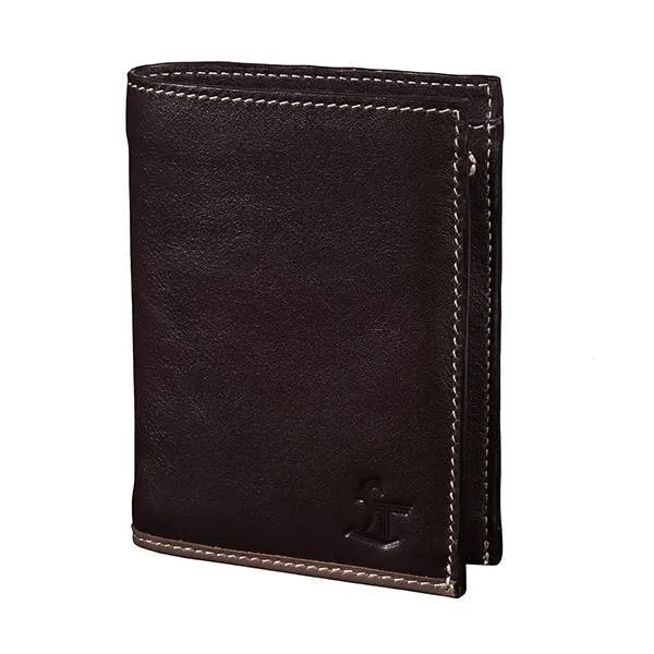 Kevin II | Leather Wallet For Men | 100% Genuine Leather | Lifetime Warranty | Colour: Black & Brown